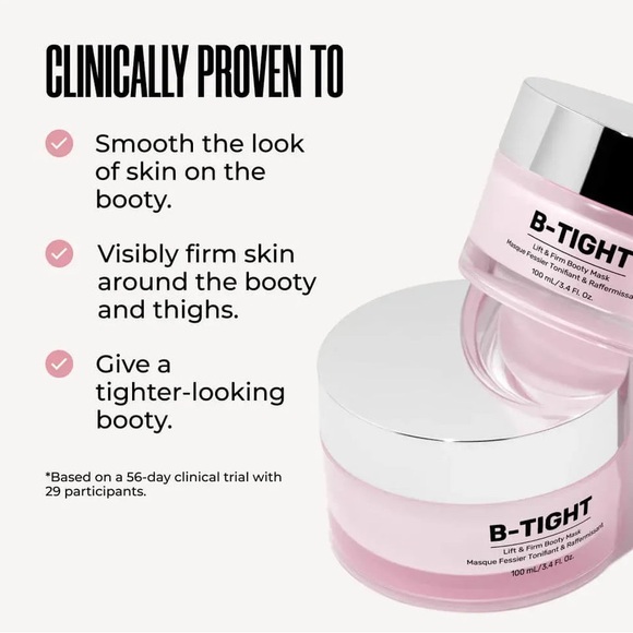 MAELYS Skincare Bundle: B-TIGHT Booty Mask & RE-SHINE Illuminating Body Serum - Picture 13 of 17